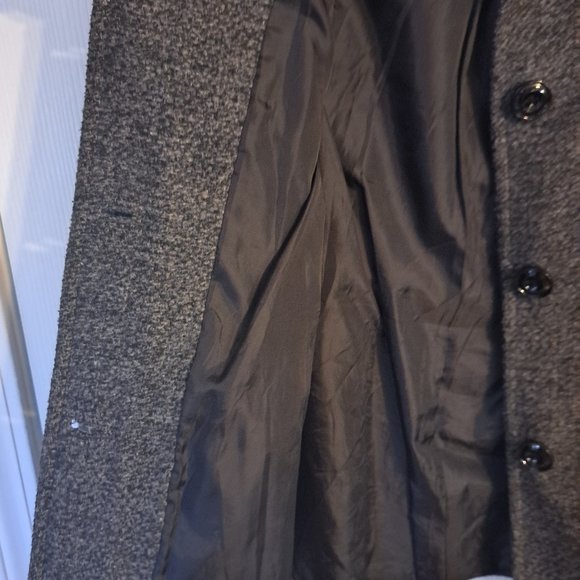 London Fog Dark Grey Wool Coat - Picture 5 of 8